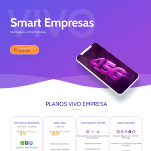 Landing Page Vivo Empresas